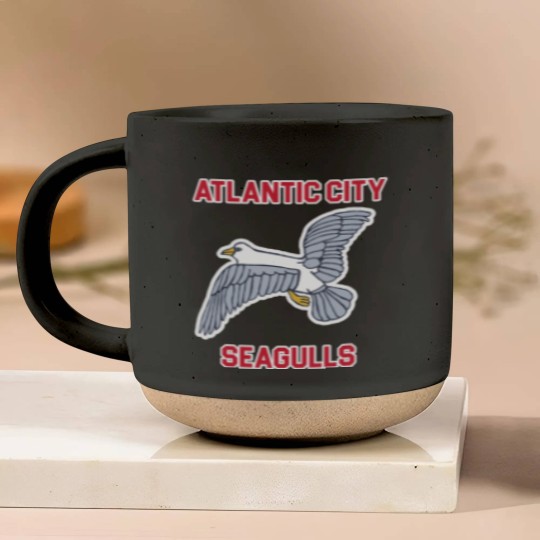 Discover Atlantic City Seagulls )( Retro Throwback Basketball Team - Atlantic City - Pottery Mugs