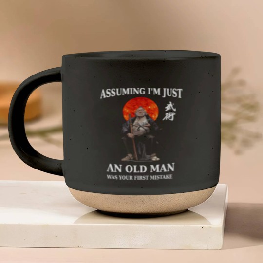 Discover Beware of an old man in a profession where men Pottery Mugs