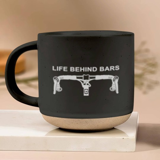 Discover LIFE BEHIND BARS Pottery Mugs Funny Cycling Biking Pottery Mugs