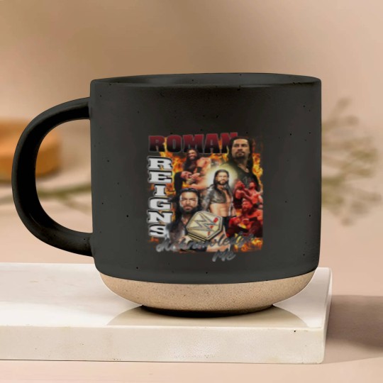 Discover Roman Reigns Acknowledge Me Unisex Softstyle Pottery Mugs, Roman Reigns Unisex Pottery Mugs