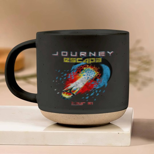 Discover Journey Escape Tour 1981 Rock Band Music Pottery Mugs