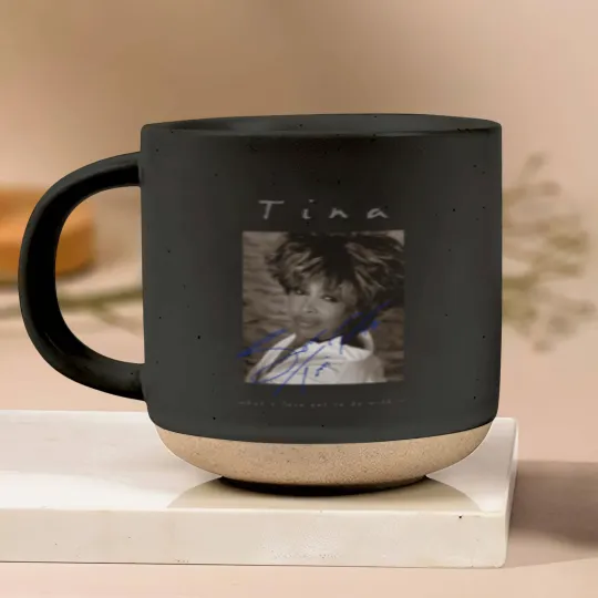 Discover Retro Signature Tina Turner Pottery Mugs Short Sleeve Unisex Pottery Mugs Pottery Mugs For Men Women