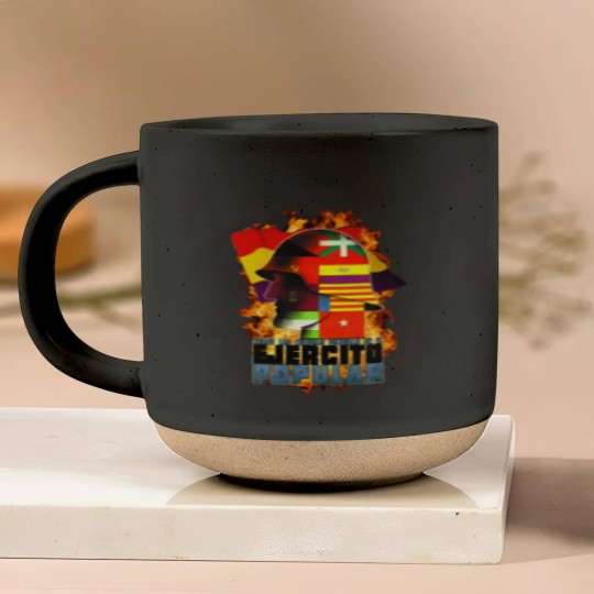 Discover Brigadas Internacionales No Pasaran Spanish Civil warr Red Star Raised Fist Revolution 3836 Pottery Mugs