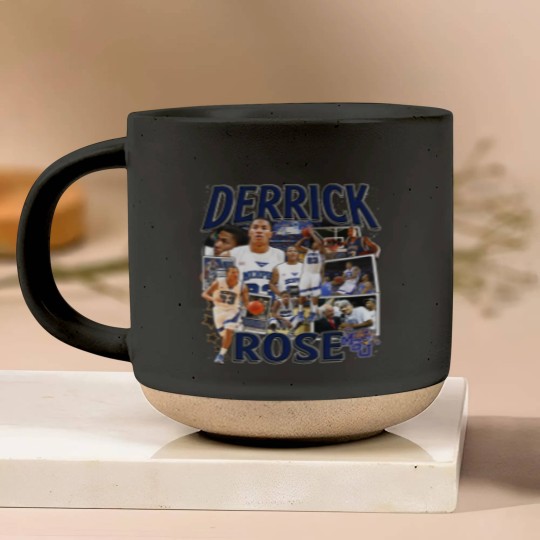 Discover Derrick Rose Pottery Mugs - Derrick Rose - Retro American Basketball Pottery Mugs