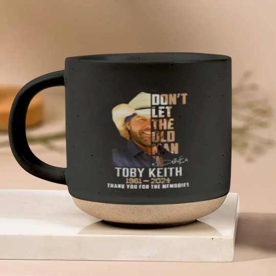 Discover Toby Keith Pottery Mugs, In Memory Of Toby Keith 1961 2024 Pottery Mugs, Toby Keith Honoring Pottery Mugs