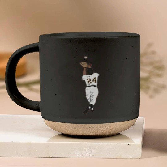 Discover Willie Mays “The Catch” Baseball Pottery Mugs