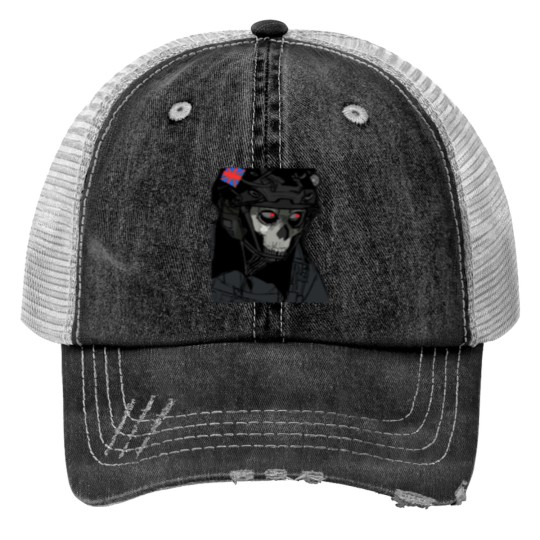 Discover Simon Ghostt Riley Simon Ghostt Riley Print Trucker Hats
