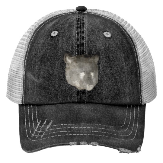 Discover tiger black and white Print Trucker Hats