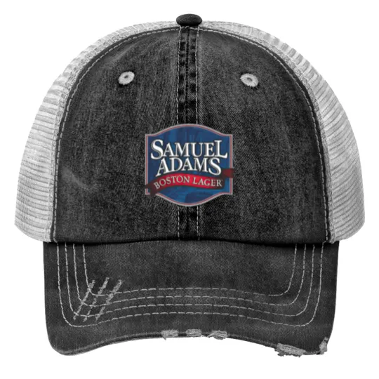 Discover Samuel Adams Beer Print Trucker Hats
