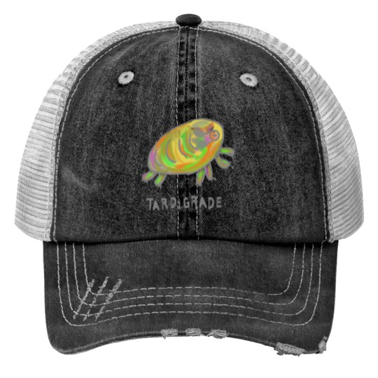 Discover Happy Tardigrade Print Trucker Hats