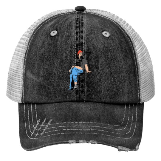 Discover Animated Bobby Lee Podcasting Print Trucker Hats