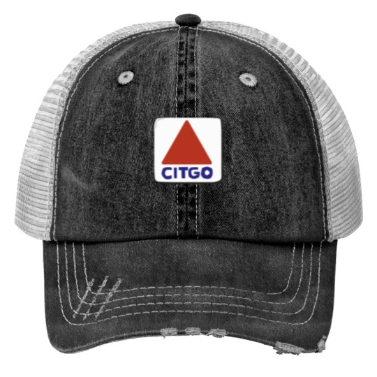 Discover Boston Citgo Sign 6+4+3=2 Boston Print Trucker Hats