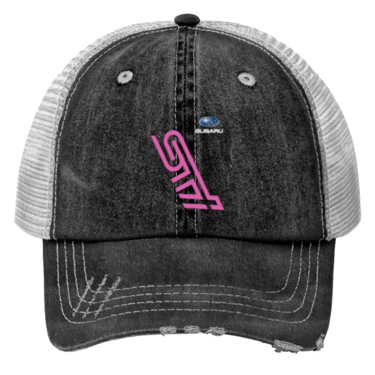 Discover Subaaru WRX STI Print Trucker Hats