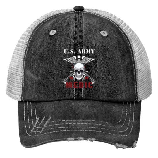 Discover US ARMYS Medic Print Trucker Hats