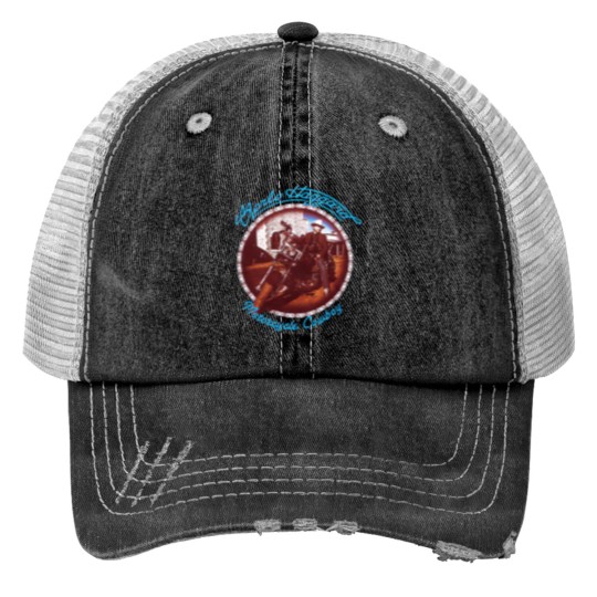 Discover 90s Vintage Merle Haggard Print Trucker Hats