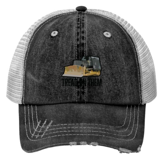Discover Tread On Them- Killdozer Print Trucker Hats