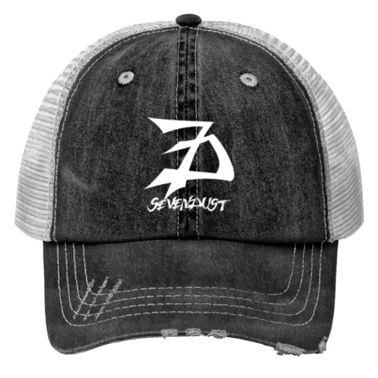 Discover Sevendust-logo-2023 Print Trucker Hats