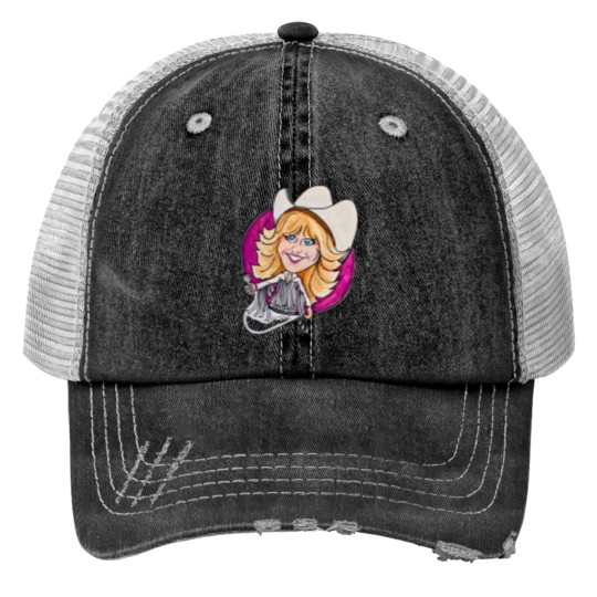Discover Grease - Olivia Newton-John Print Trucker Hats