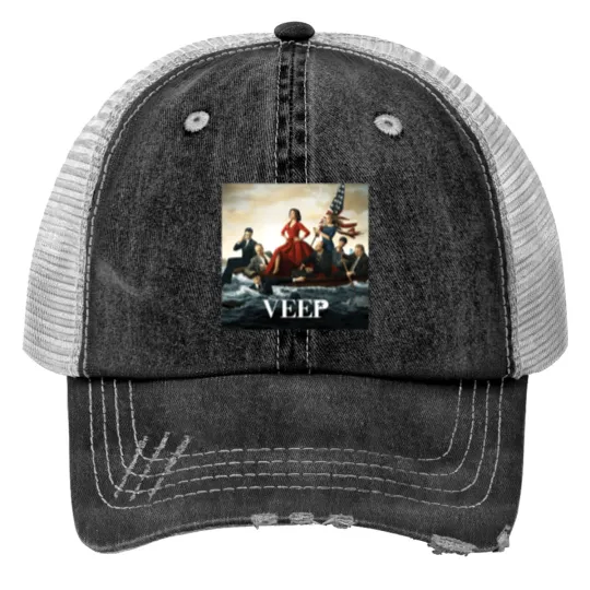 Discover Veep Print Trucker Hats