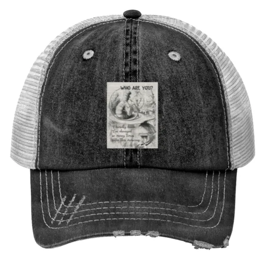 Discover Alice in the Wonderland Print Trucker Hats
