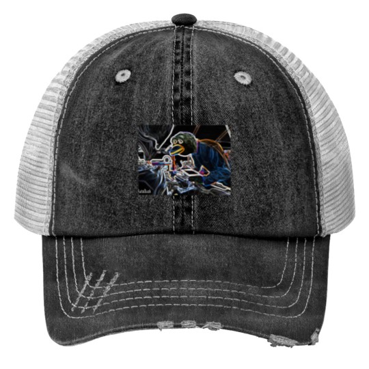 Discover AutoDuck Bees Be Pesky Print Trucker Hats