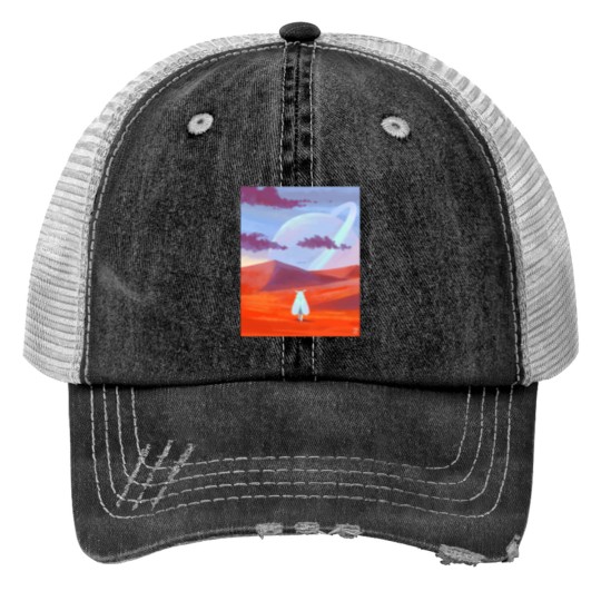 Discover A quiet place Print Trucker Hats
