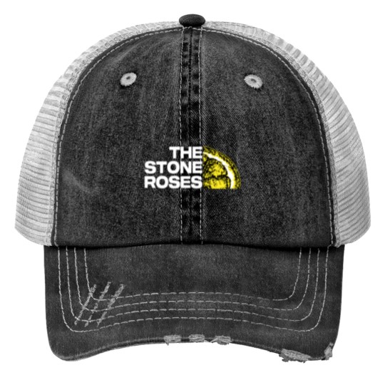 Discover stone Roses Merch The Stone Roses TSR Logo Premium Print Trucker Hats