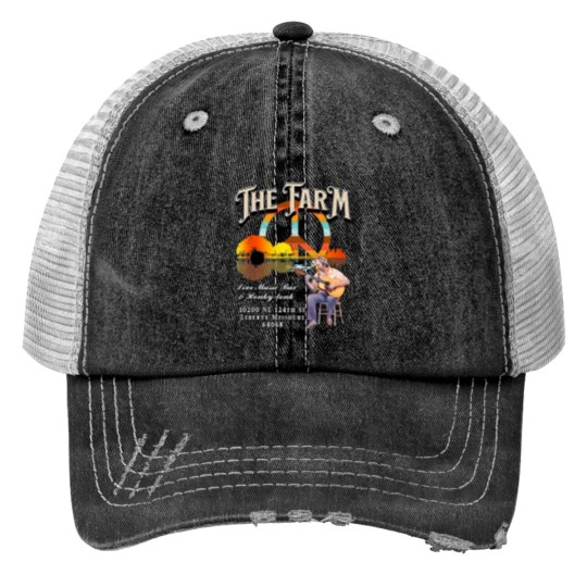 Discover The Farm Liberty Missouri USA Bar Honkytonk Music 23 Print Trucker Hats