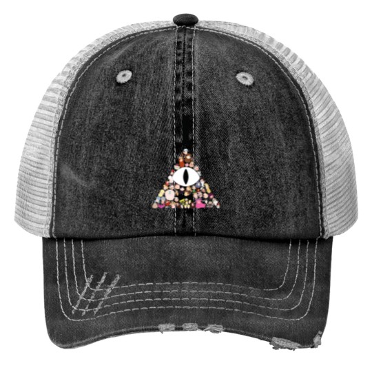 Discover Gravity Falls Characters Gravity Falls Characters Print Trucker Hats