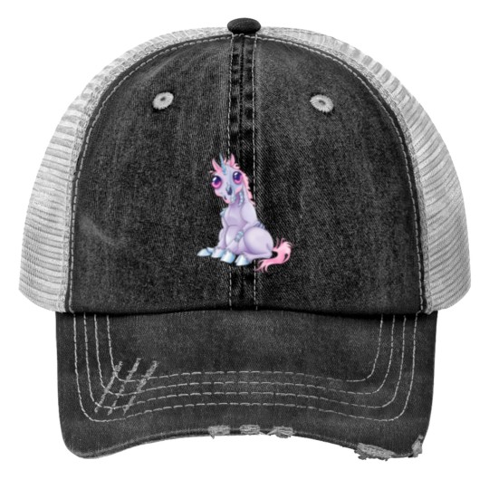 Discover Zombie Unicon Print Trucker Hats