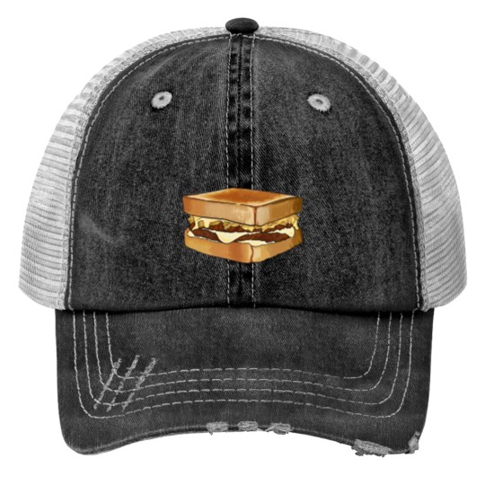 Discover Whataburger Patty Melt Print Trucker Hats