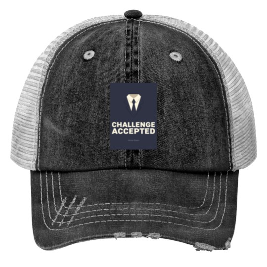 Discover Challenge accepted - cult replica of Barney Stinson - HIMYM - How I met your mother Post Print Trucker Hats