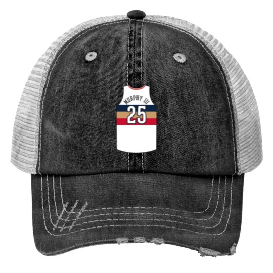 Discover Trey Murphy III New Orleans Jersey Qiangy Print Trucker Hats