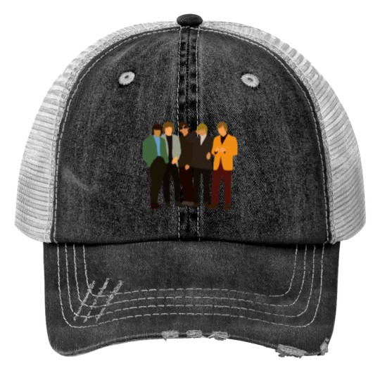 Discover The Stones Band Print Trucker Hats