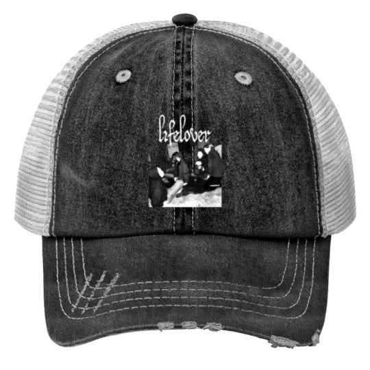 Discover Lifelover Total Band Sticker Print Trucker Hats