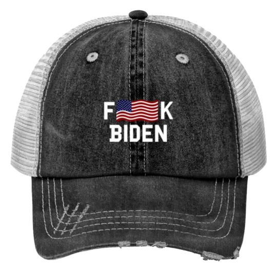 Discover anti joe biden f american falg k biden Print Trucker Hats