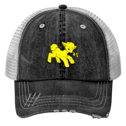 Discover Yung Lean Sadboys Poison Ivy Lamb Print Trucker Hats