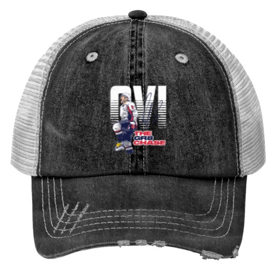 Discover Alex Ovechkin the Gr chase Print Trucker Hats