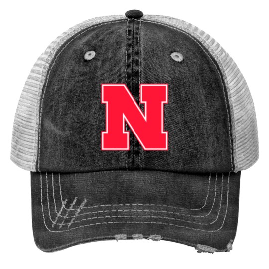 Discover Nebraska Cornhusker Logo Print Trucker Hats