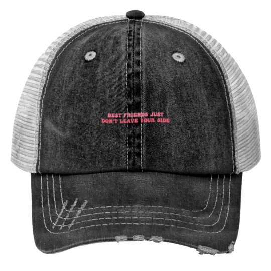Discover Quote - B182 Sticker Print Trucker Hats