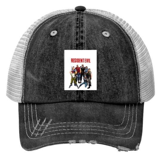 Discover They escaped into the mansion where they thought it was safe yet Graphic Print Trucker Hats