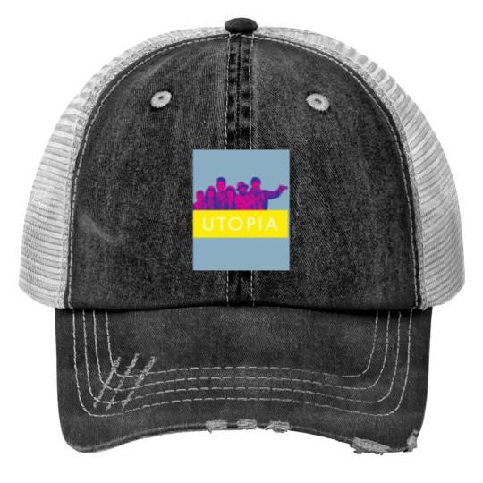 Discover Utopia Print Trucker Hats