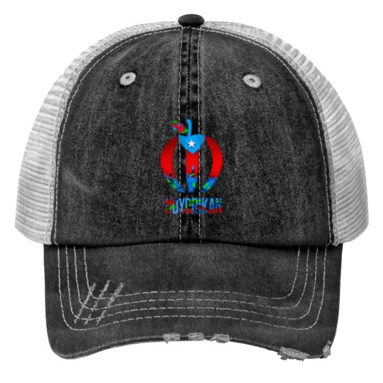 Discover NUYORICAN Active Print Trucker Hats