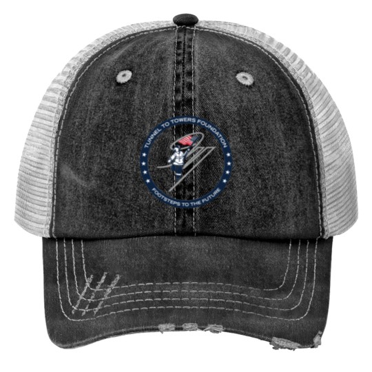 Discover Tunnel To Towers Run Print Trucker Hats