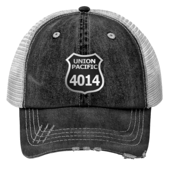 Discover Bouclier Union Pacific Big Boy 4014 Print Trucker Hats