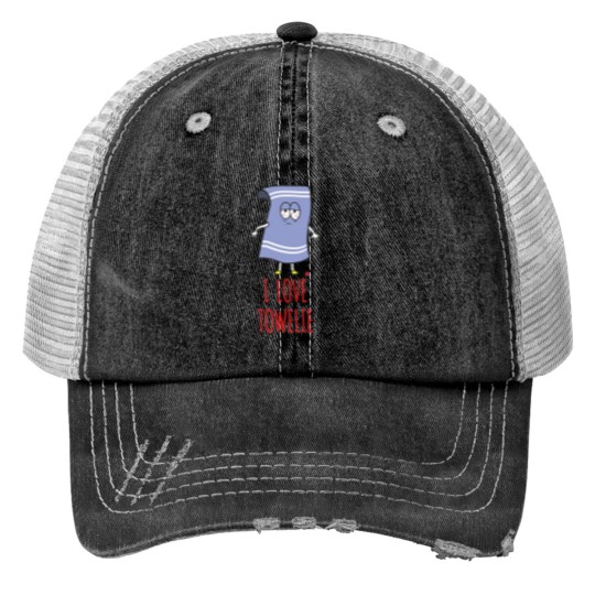 Discover I love Towelie Print Trucker Hats