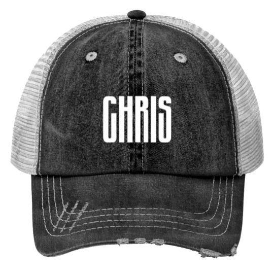 Discover Chris Print Trucker Hats