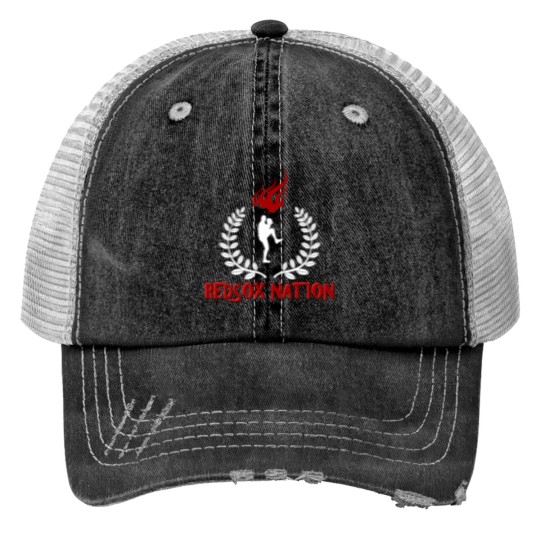Discover Red Sox Nation Apparel Print Trucker Hats