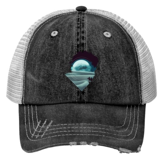 Discover Dunes (2021) moonlit Print Trucker Hats