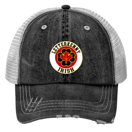 Discover Letterkenny Irish Shoresy Shamrocks Print Trucker Hats